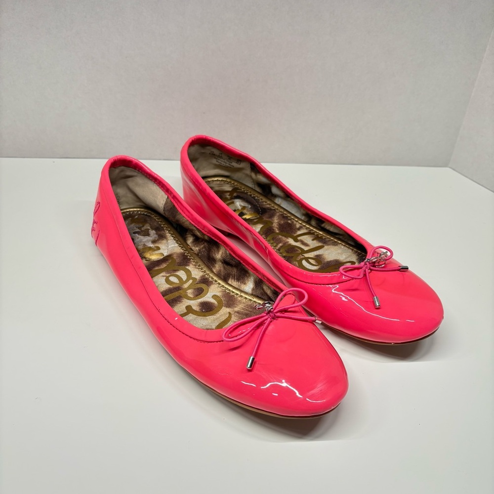 Sam Edelman Hot Pink Felicia Ballet Flats 8.5